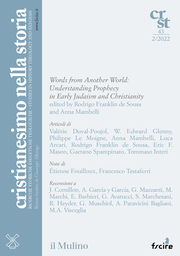 Cover of the journal Cristianesimo nella storia - 0393-3598