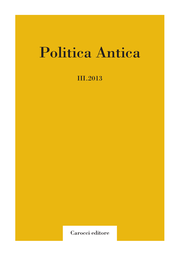 Cover of the journal Politica Antica - 2281-1400