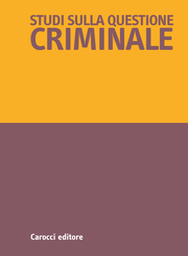 Copertina del fascicolo 1/2023 from journal Studi sulla questione criminale