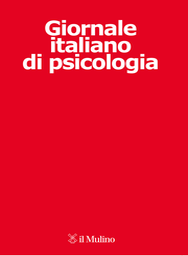 Cover of Giornale italiano di psicologia - 0390-5349